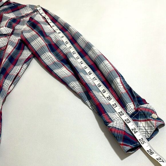 American Rag Mens Plaid Button Down - Picture 6 of 7